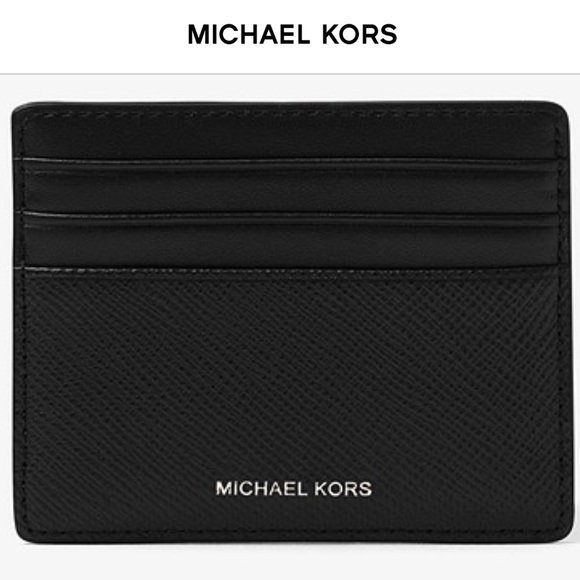 NWOT Michael Kors Black Card Wallet - Picture 1 of 5